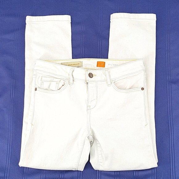 Pilcro and the Letterpress White Ankle Jeans Size 26 - Picture 6 of 16